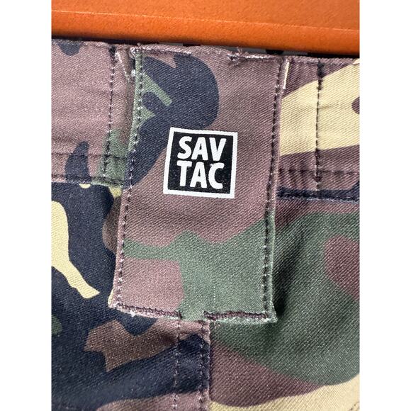 Savage Tacticians Trek Lightweight Activewear Pants M81 Camo Green Mens 40x32 - Picture 9 of 12